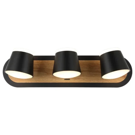 LED ZIDNA LAMPA F2077-24Z BK+WD FORMA