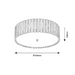 NOXELLE PLAFONJERA 71420 RABALUX dimenzije