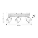 Noxelle spot lampa 73422 Rabalux dimenzije