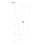 Plafonska lampa Harmon 47441-5S Globo lighting e