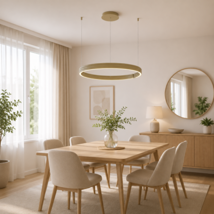 LED LUSTER BEZ 250139PY-BE 65W 3000K HOME LIGHT Prostor
