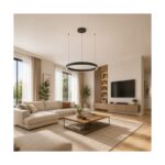 LED LUSTER CRNI 250139PY-BK 65W 3000K HOME LIGHT Prostor