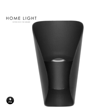 LED SVETILJKA PL-601L ZIDNA CRNA 6W 4000K IP54 HOME LIGHT