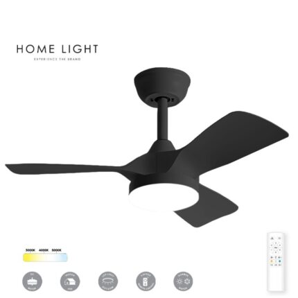 Plafonski ventilator FD220 Bryce crna 202629 Home light