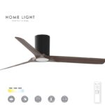 Plafonski ventilator fc102 aspen crna drvo 202631 Home light