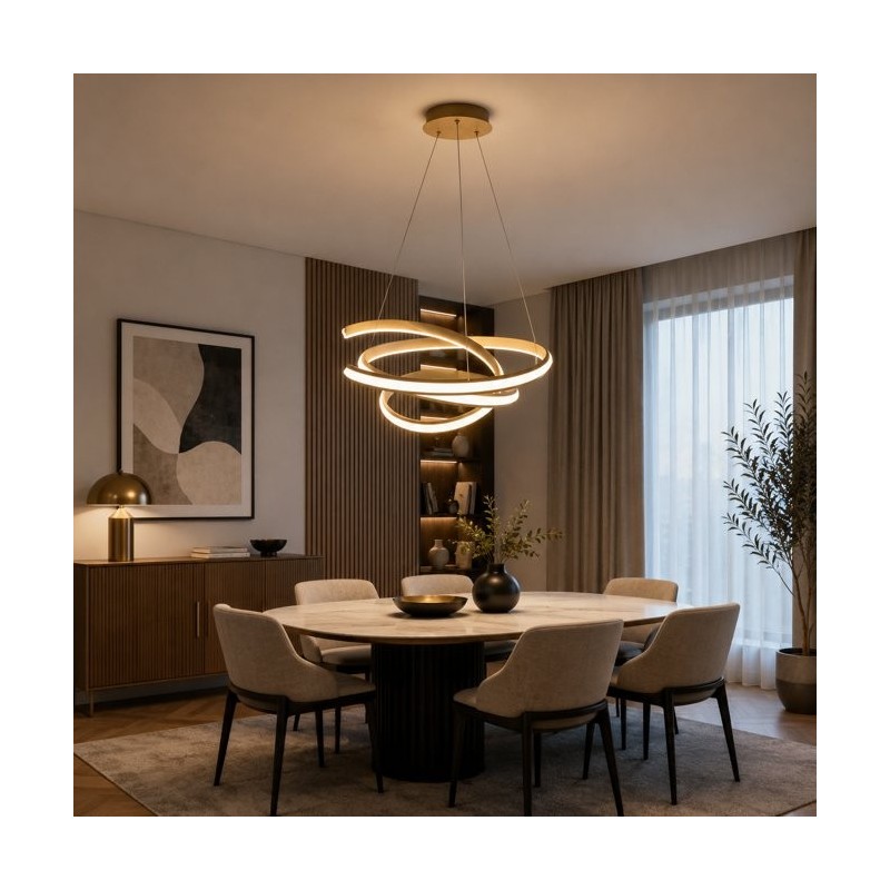 SOLEA 135 LUSTER 48W 3000K CAPPUCCINO HOME LIGHT Prostor