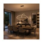 SOLEA 147 LUSTER 42W CRNA ZLATO CCT HOME LIGHT Prosto