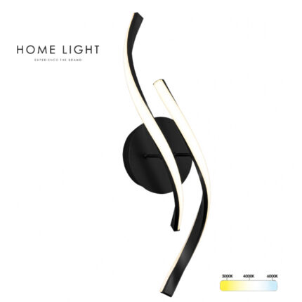 SOLEA 162 ZIDNA LAMPA CRNA 12W CCT HOME LIGHT