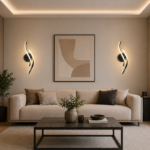SOLEA 162 ZIDNA LAMPA CRNA 12W CCT HOME LIGHT Prostora