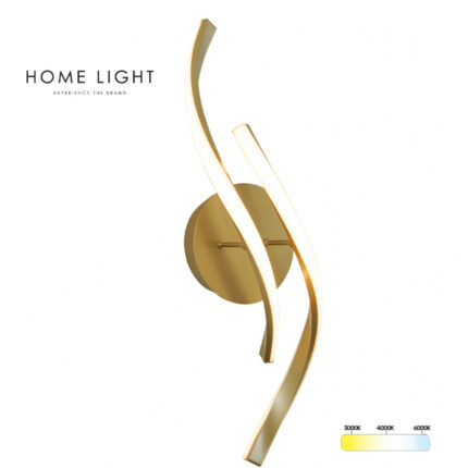SOLEA 162 ZIDNA LAMPA ZLATO 12W CCT HOME LIGHT