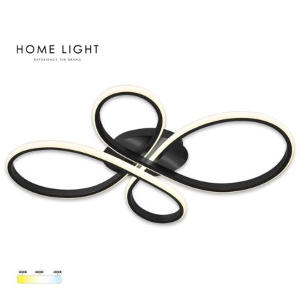 SOLEA 163 PLAFONSKA SVETILJKA 30W CRNA CCT HOME LIGHT