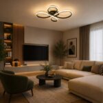 SOLEA 163 PLAFONSKA SVETILJKA 30W CRNA CCT HOME LIGHT Prostor
