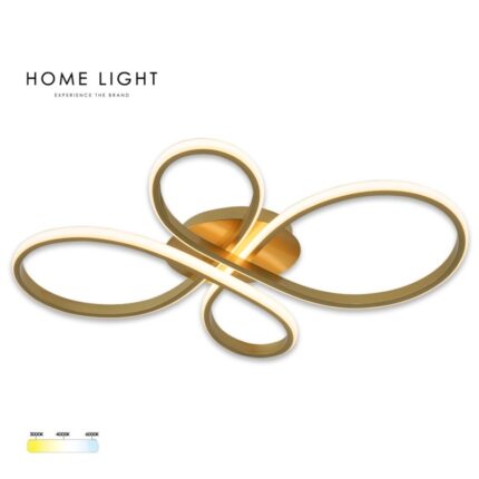 SOLEA 163 PLAFONSKA SVETILJKA 30W ZLATNA CCT HOME LIGHT