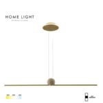 SOLEA 166 LUSTER 24W BELA ZLATO CCT HOME LIGHT