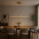 SOLEA 166 LUSTER 24W BELA ZLATO CCT HOME LIGHT Prostor