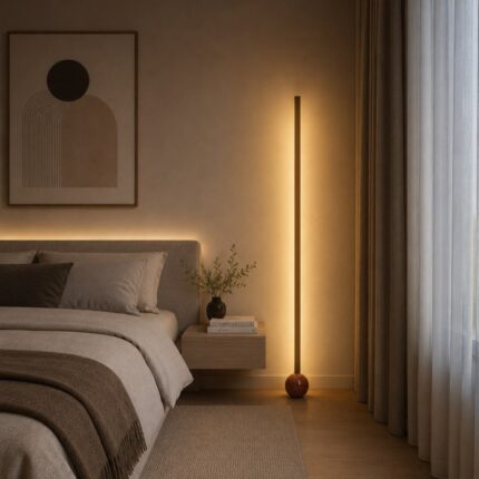 SOLEA 167 PODNA LAMPA 30W CCT CAPPUCCINO CRVENA HOME LIGHT prostor