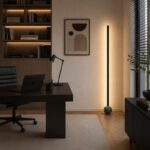 SOLEA 167 PODNA LAMPA 30W CCT CRNA ZELENA HOME LIGHT Prostor