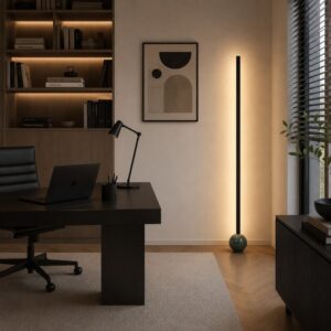 SOLEA 167 PODNA LAMPA 30W CCT CRNA ZELENA HOME LIGHT Prostor
