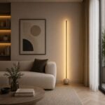 SOLEA 167 PODNA LAMPA 30W CCT ZLATO BELA HOME LIGHT Prostor