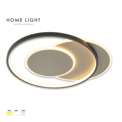 SOLEA 169 PLAFONSKA SVETILJKA 42W CCT COFFEE CRNA HOME LIGHT
