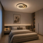 SOLEA 169 PLAFONSKA SVETILJKA 42W CCT COFFEE CRNA HOME LIGHT Prostor