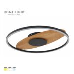 SOLEA 80 LED PLAFONJERA CRNA DRVO 30W CCT HOME LIGHT a